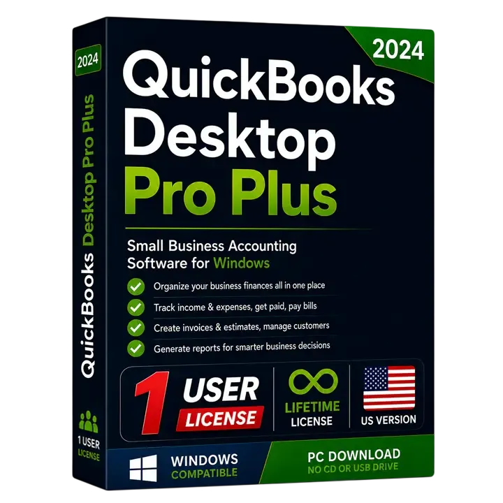QuickBooks Desktop Pro Plus 2024 (1-User)