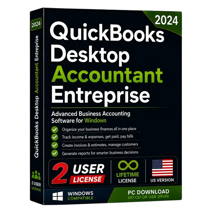 QuickBooks Desktop Enterprise Accountant 2024 (2 Users)