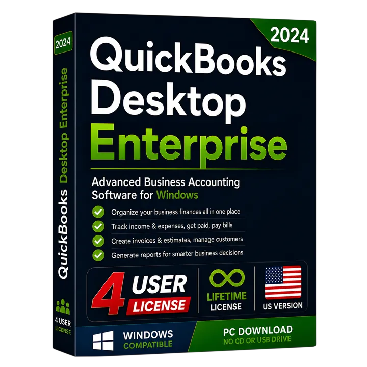 QuickBooks Desktop Enterprise Solutions 2024 (4 Users)