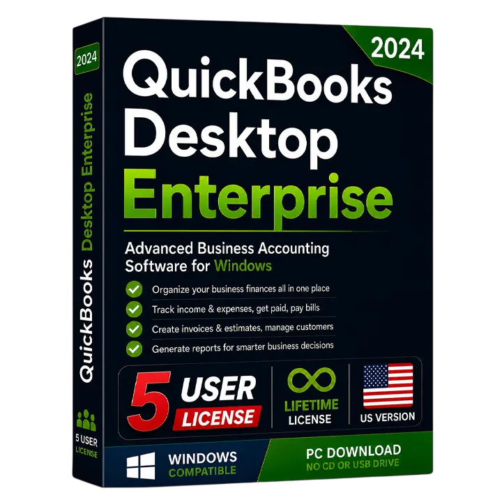 QuickBooks Desktop Enterprise Solutions 2024 (5 Users)