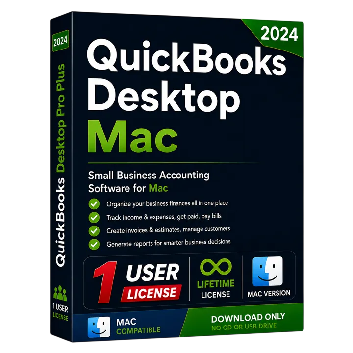 QuickBooks Desktop Mac Plus 2024